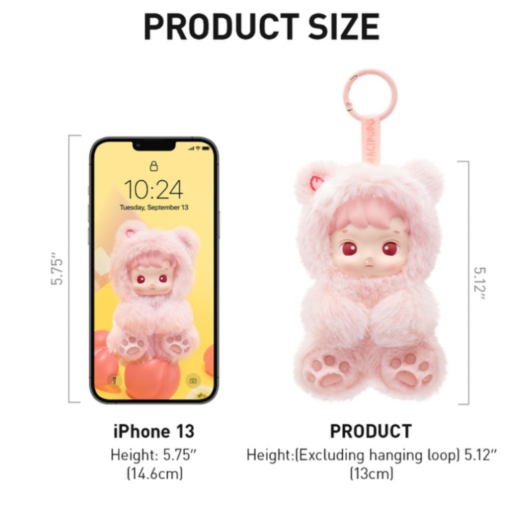 HACIPUPU Gummy Bear Series-Vinyl BLIND BOX POP MART
Plush Pendant ONE Blind Box - Picture 7 of 8